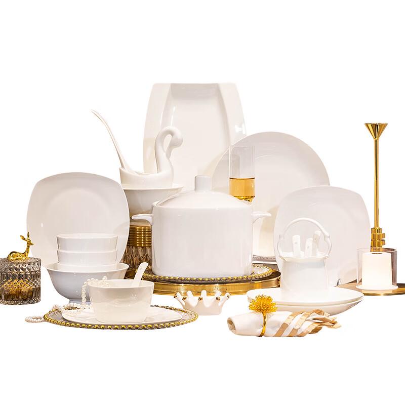 MoDe Lanka Minimalist Underglaze Ceramic Dinnerware Set