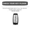 Leather Key Case Cover For Hyundai Genesis G70 G80 G90 Gv70 Gv80 - Smart Remote Key Shell 6 Buttons Protective Pouch Bag