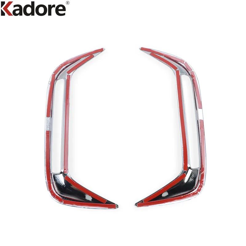 For Toyota Yaris Cross Hybrid - 2024 2025 Chrome Car Rear Fog Light Lamp Cover Trim Foglight Bezel Trims Accessories