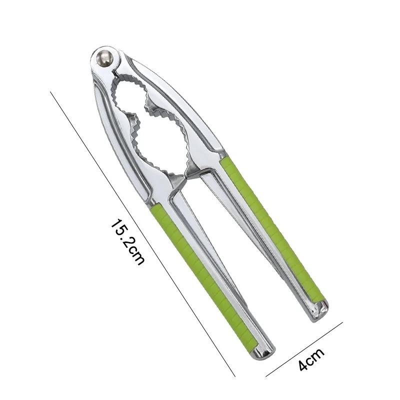Quick Walnut Cracker Nut Cracker Stainless Steel Nutcracker Pine Pecan Hazelnut Plier Multi-Function Nut Clip Kitchen Tools