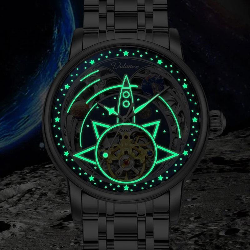 Najlepsza Marka Luksusowa Moda Biznesowa Męskie Zegarki Automatyczny Mechanizm Zegarki Mechaniczne Wodoodporny Luminous Tourbillon Zegarek na Rękę