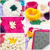 Pet Snuffle Mat Washable Dog Snuffle Mat Multi Flower Design Slow Feeding Mat Encourages Natural Foraging Skills for Dogs Smell Training Anxiety