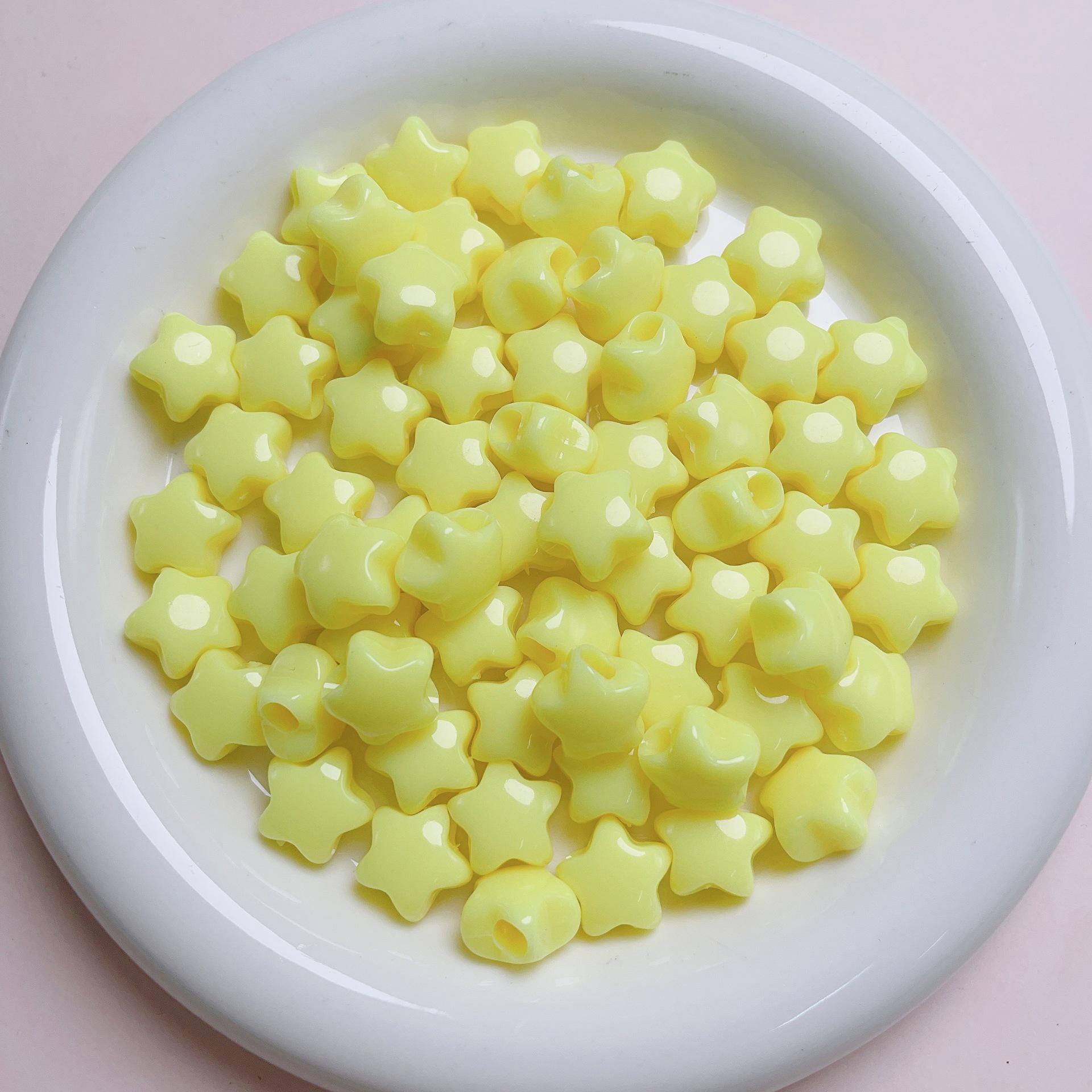 

15 мм Цветные бусины-звездочки для изготовления браслетов своими руками, цепочек для телефонов и ювелирной фурнитуры 20 pieces per pack