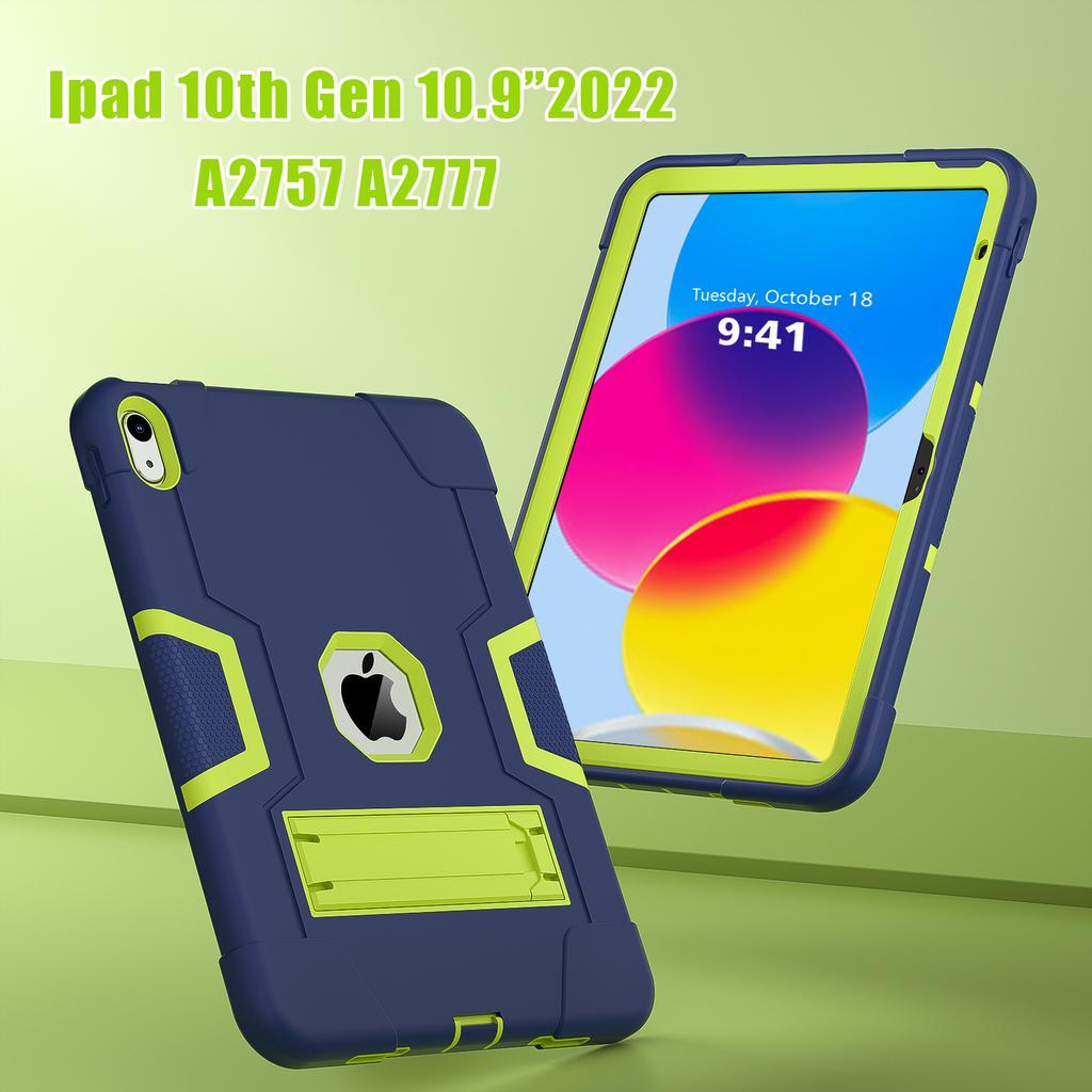 Heavy Duty Hybrid Case For iPad A16 2025 11th 10.9 2022 10th Gen. A3354 A3355 A3356 A2757 A2777 A2696 Kickstand Armor Cover Capa