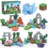 200PCS Magnetic Building Blocks Set Dinosaur Theme Magnet Cubes STEM Educational DIY Toy