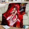 Kreslená sexy dívka střední škola DxD anime 3D přikrývka, měkká přikrývka pro domácí postel pohovka pikniková cestovní přikrývka pro děti