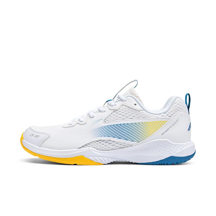 

New LINING Badminton Shoes Unisex Low top Standard White/Radiant Yellow AYTU011-2 43