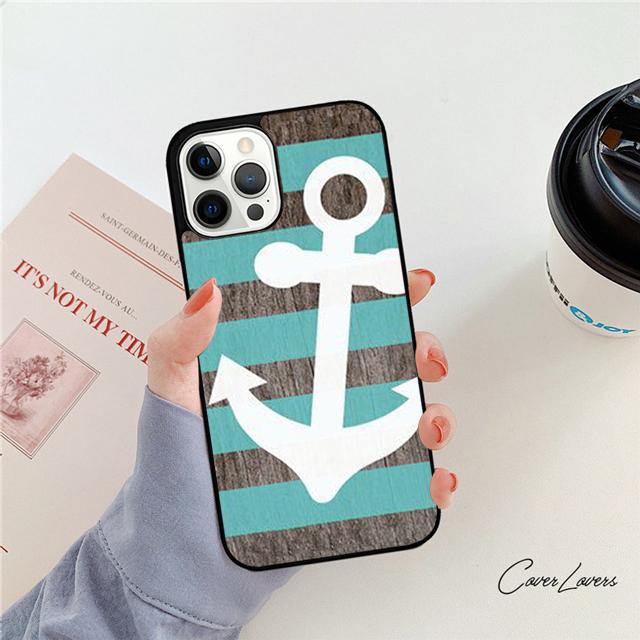 Anchor Compass Nautical Sailor Sailing Phone Case For iPhone 17 Air 16 15 14 Plus Apple 11 12 13 Pro Max Coque