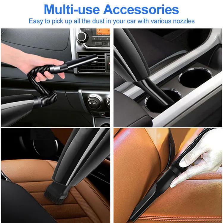 Automotive Multi-function 120W High Power Dry and Wet Dual-use Vacuum Cleaner Portable Mini Wired Car Vacuum Cleaner