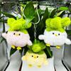 PP Cotton Vegetable Chicken Pendant Stuffed Chicken Plush Keychain  Home Party Decor