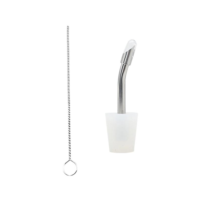 Silicones Spouts with Long Stainless Steel Hose for Easy Deep Water Extraction and Accurate Pouring In Camping Gear