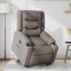 VidaXL Fauteuil inclinable électrique taupe tissu 3310279
