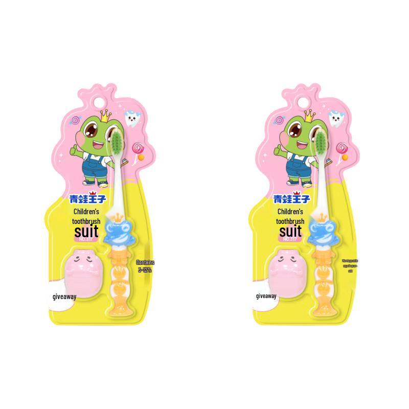 Frog Prince Wonderful Kid Children s Gentle Toothbrush (2-Pack)