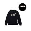 Nike Atmungsaktives Urbanes Crewneck Vielseitiges Letter Logo Sweatshirt Unisex Sweatshirt Schwarz BV2667-010(TEAM1061-3.3.38)