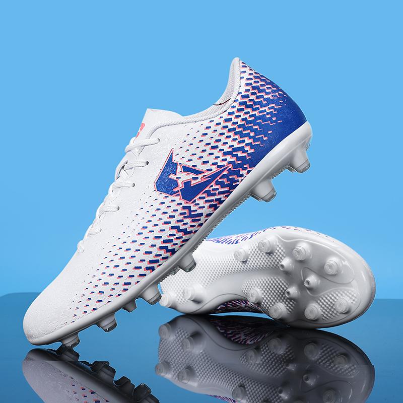 2024 Men's Soccer Shoes Large Size Ultralight Football Boots Boys Sneakers Non-Slip AG/TF Soccer Cleats Ankle Boots Unisex