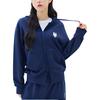 MLB Sweatshirts Unisex Navy Hooded Moderate Cardigan 3ATRB0134-09NYS