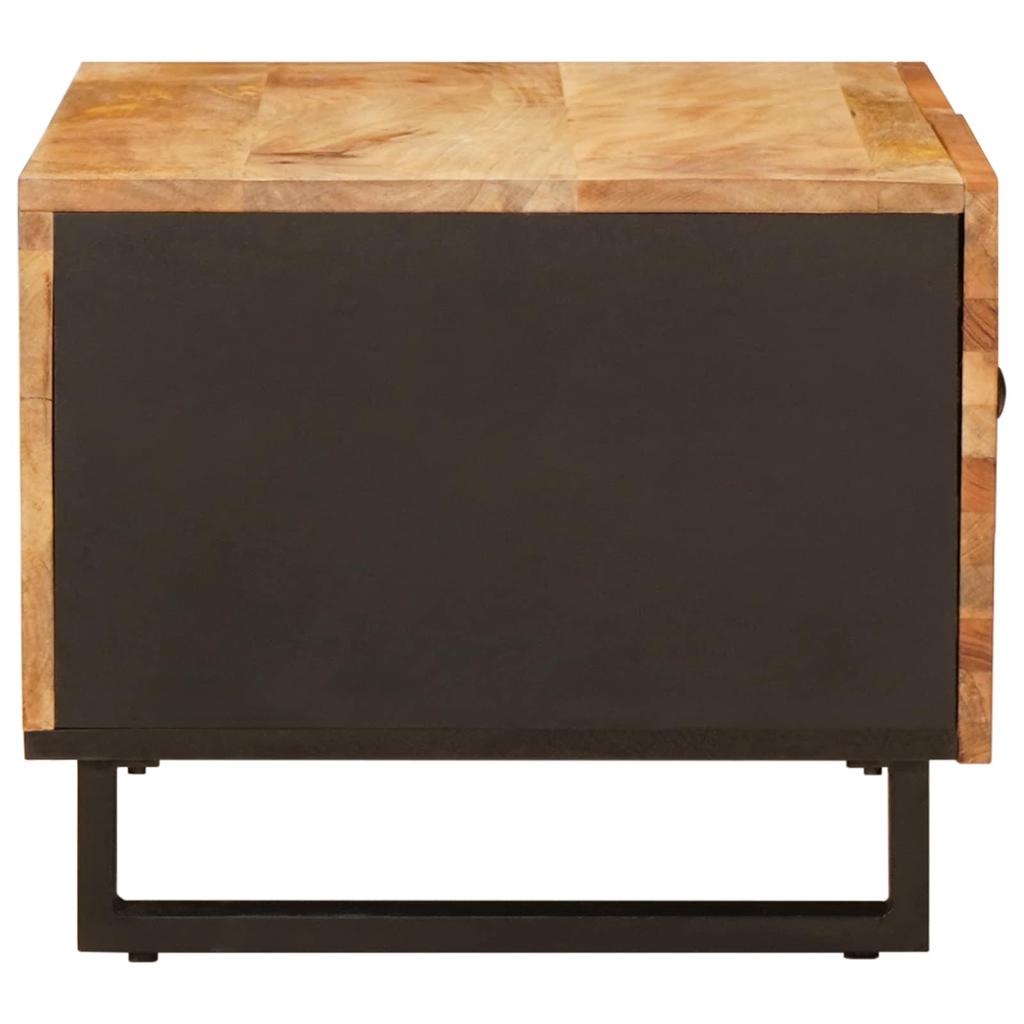 Coffee Table Brown 80 X 50 X 40 Cm Solid Mango Wood