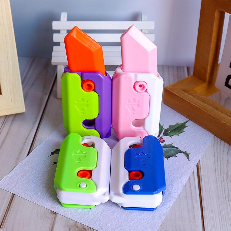 Anti-Gravity Luminous Radish Knife Toy for Kids - Stress Relief & Decompression.