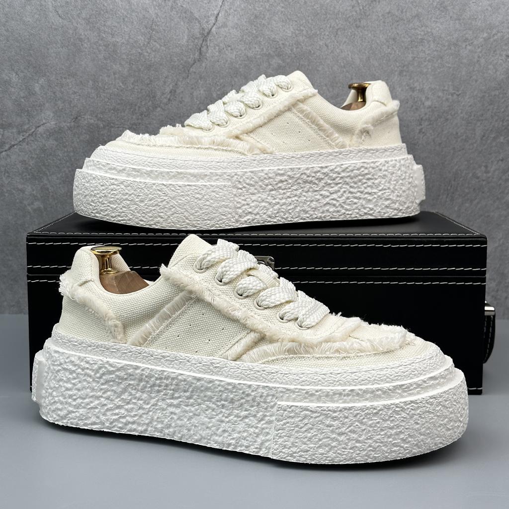 Fashion Vintage New Men's Lace Up All Match Canvas Breathable Causal Shoes Flats Male Sports Walking Sneakers  Zapatillas Hombre