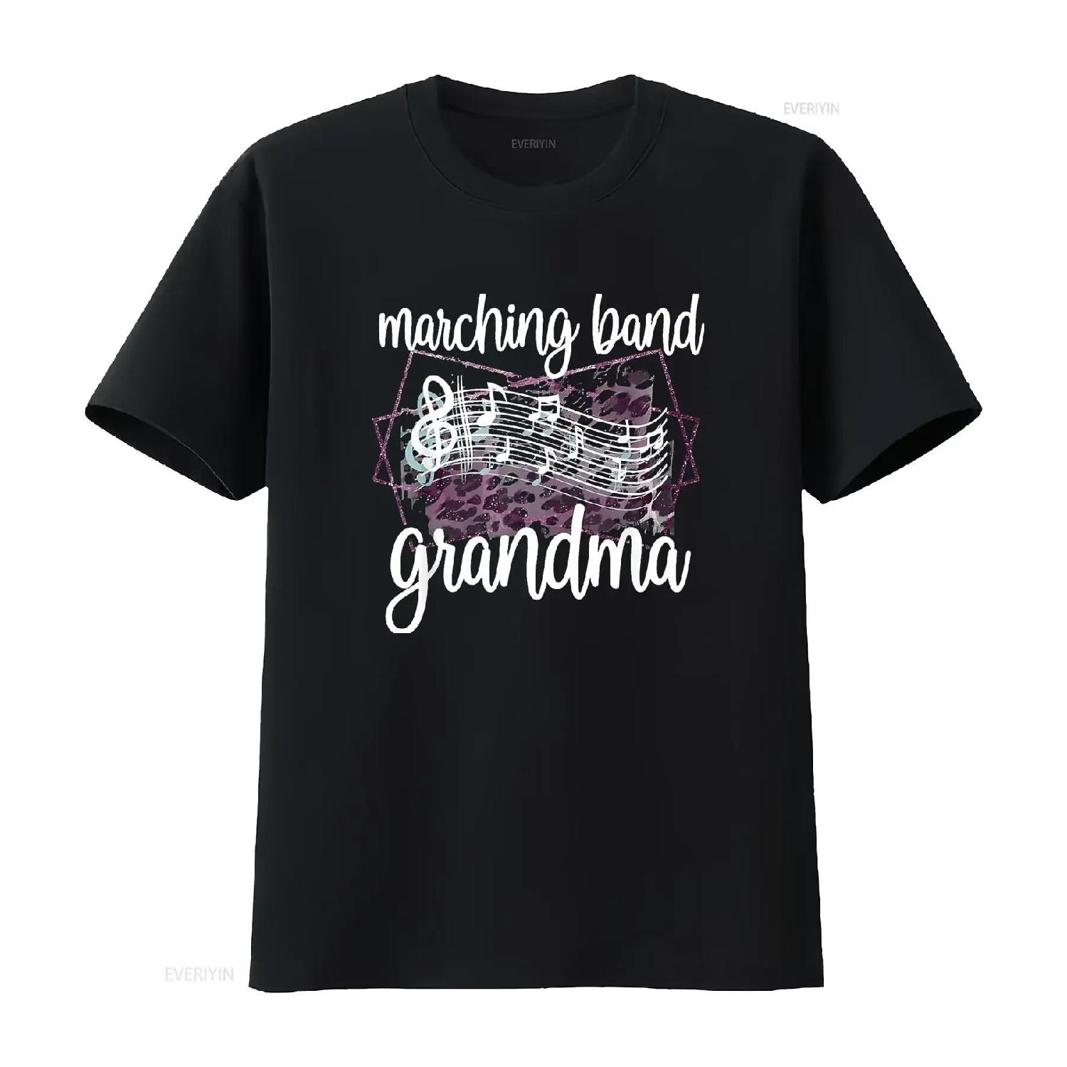 Бабушка-участница духового оркестра Футболка для бабушки винтажная стиранная удобная повседневная с принтом немного дизайнерская одежда универсальная S