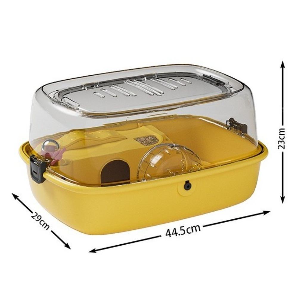 Transparent Large Hamster Cage Openable Top Hedgehog Villa New Hamster Habitat  for Small Animals