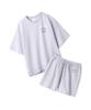 Gelato Pique Logo Fleece Pullover Shorts Set LAV F Women's & (PWCT244216) -