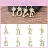 Charming Gold Alphabet Crown Pendant Necklace Perfect For Gifts And Occasions
