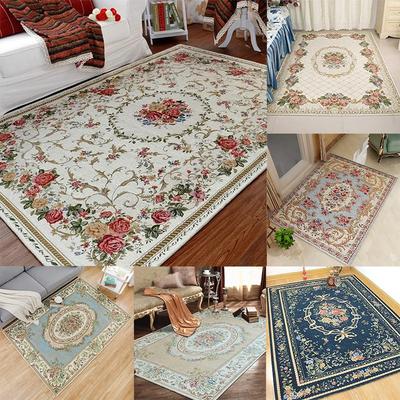 Vintage Ländliche Rose Blume Teppich Rose Rutschfeste Matte Moderne Wohnzimmerdekoration Waschraum Bodenmatte Teppiche für Schlafzimmer