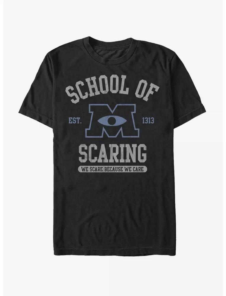 Monsters Inc School Of Scaring Black TShirt S
