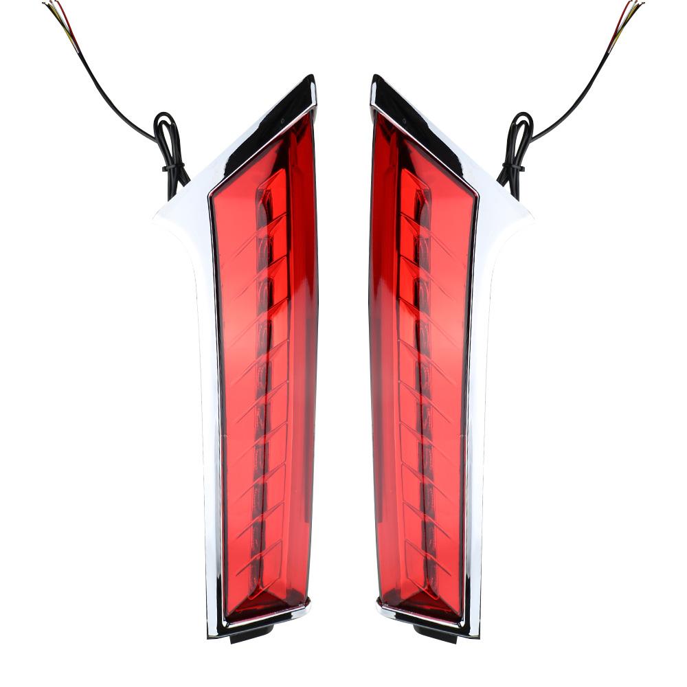 

Задний фонарь стойки для Nissan X-trail T32 Xtrail 2014 -2020 2 шт. Светодиодный задний фонарь автомобиля Лампа Отражатель Сигнальный свет Аксессуары