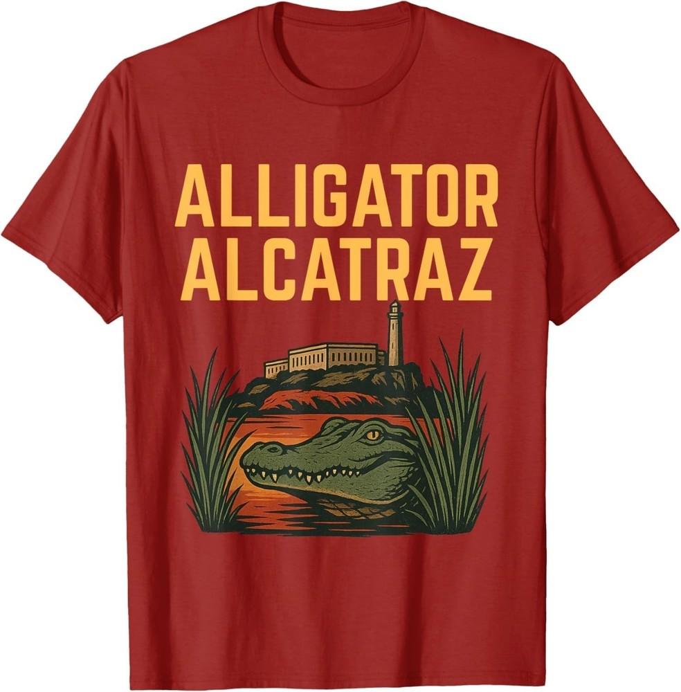 Comfort Colors Alligator Alcatraz T-Shirt Unisex Size S To 5XL Unisex T-Shirt S