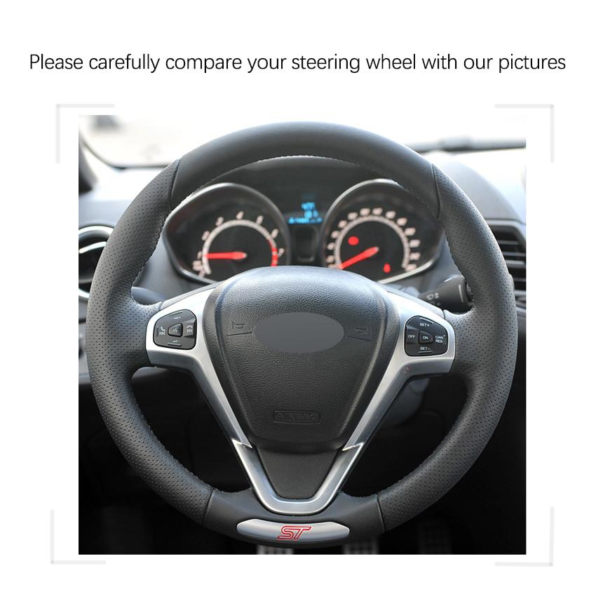 Черный искусственный кожаный синий маркер — фото 4