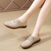 Genuine Leather Summer Loafers Women Casual Shoes Moccasins Soft Pointed Toe Ladies Footwear Women Flats Shoes White