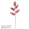 1Pc Christmas Decoration White Snow Red Berries Stems Artificial Bouquet Xmas Tree Ornament Home Decor New Year 2025 Accessories