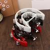 Drum Circle Double Row Rattle Drum Rings Semicircle Tambourine With Mounting Eye Bolt Orff Percussion Musical Instruments