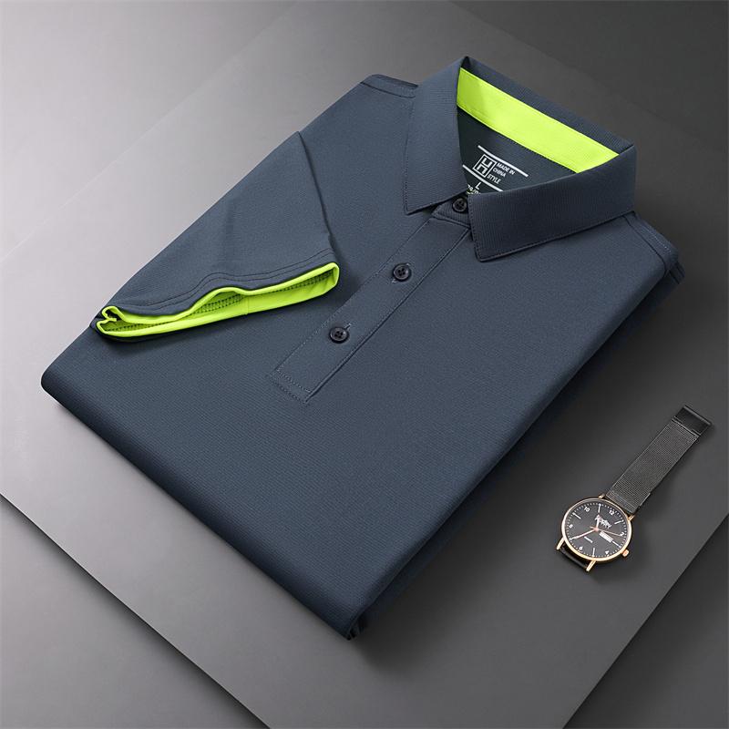 2026 3A Men's Summer Leisure Sports Brand POLO Shirt Short Sleeved, Newly Designed Polo Collar Men's Top