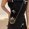 With Chain Strap Clear Acrylic Chain Bag Gold Lock Buckle Small Clutch Purse  Evening