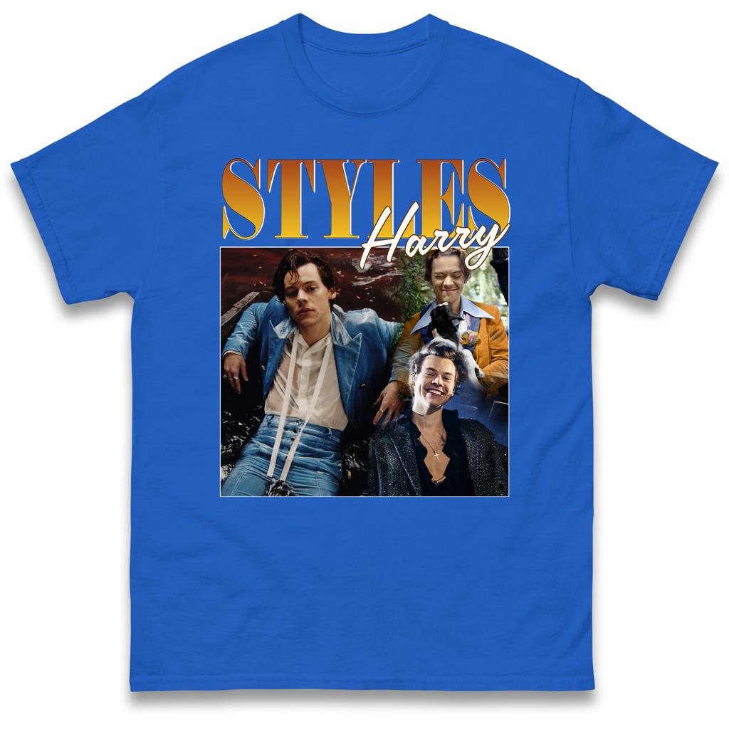 Harry Styles Retro Collage Graphic Tshirt Unisex Unisex Pop Singer Fan Casual Short Sleeve Cotton Tops