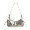 Niche Design Underarm Bag Women's Bag Fashionable Versatile Double Pocket Large Capacity Shoulder Bag