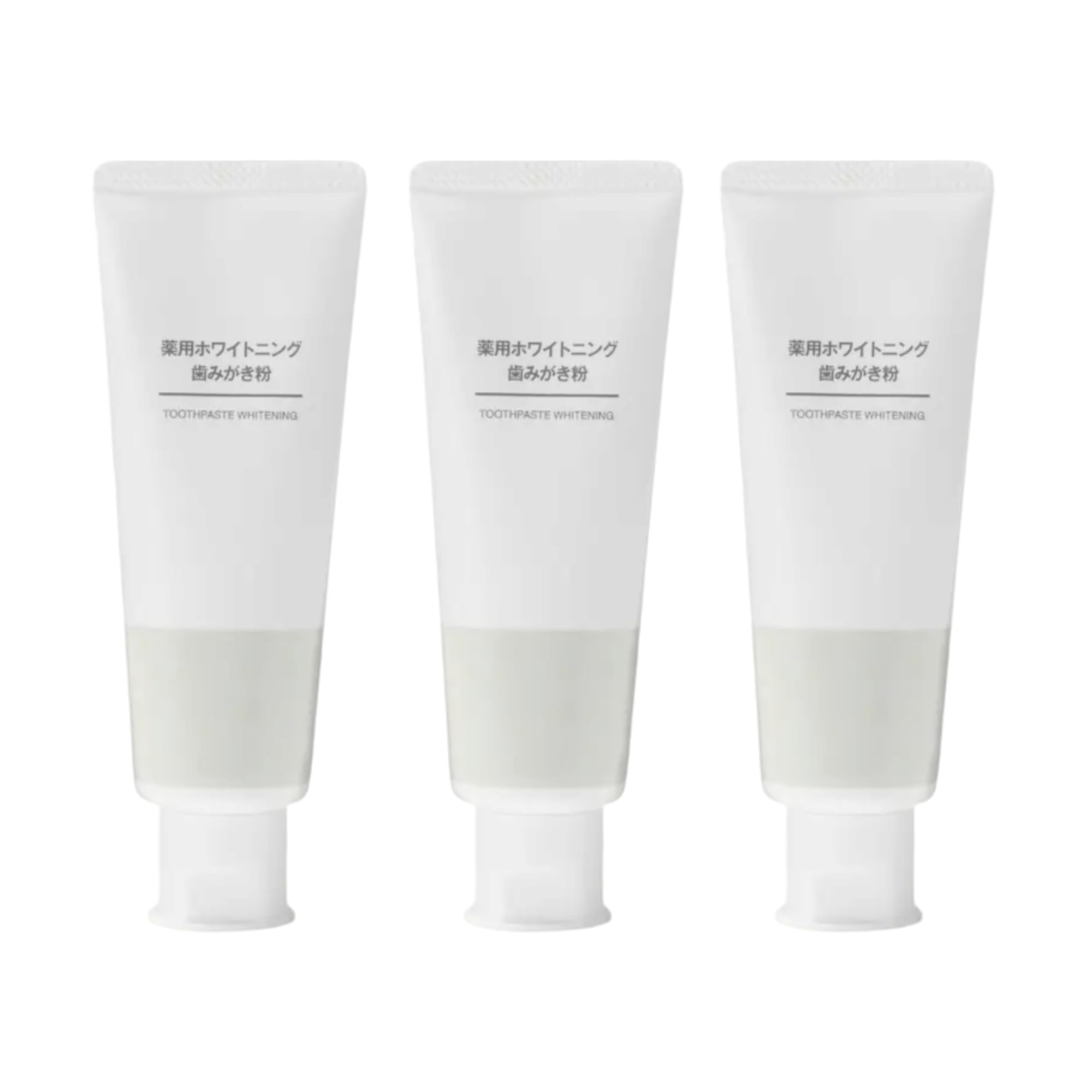 

как лечебная отбеливающая зубная паста MUJI 100 г Уход за полостью рта Устранение неприятного запаха изо рта Профилактика неприятного запаха изо рта Отбеливание зубов Отбеливание [Продается набор] (3 куска) белый