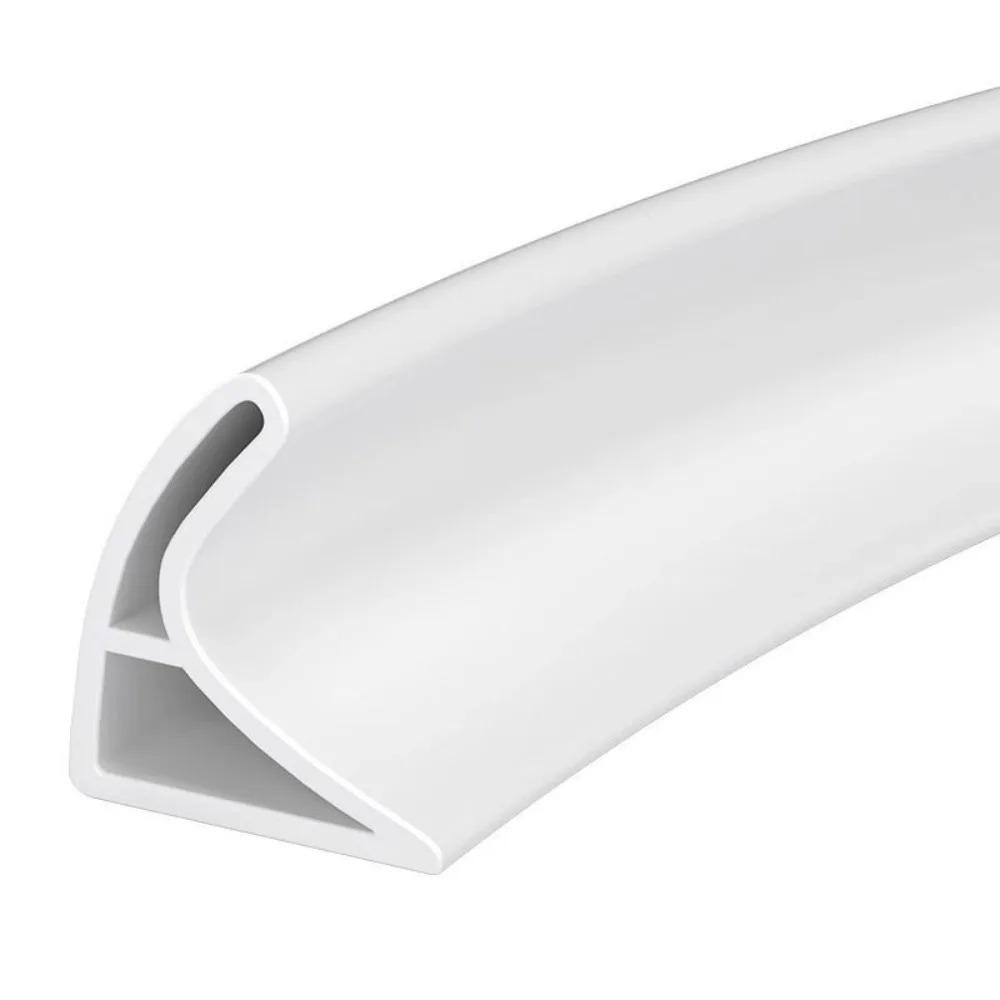 

1PC 1m Collapsible Shower Water Dam Self Adhesive Silicone Shower Threshold Dry Wet Separation Flexible Water Dam Guard Laundr 1m белый