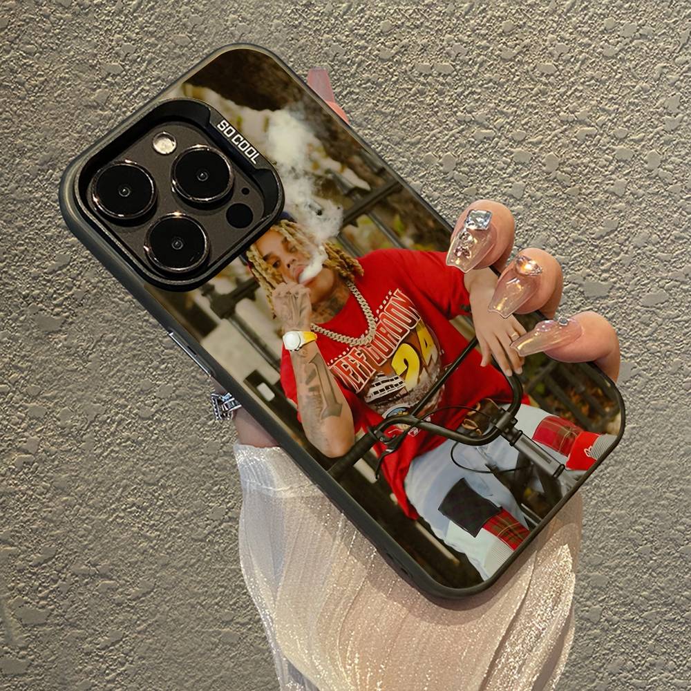 Coque de téléphone Rapper Y-Zola Pour IPhone 16 15 Plus 14 13 12mini 11Pro Max Bonbon Mate Anti-choc Housse Arrière