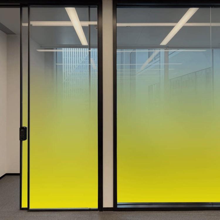 Customized Gradient Frosted Glass Film – Privacy-Enhancing, Light-Transmitting Electrostatic Sticker for Office Partitions
