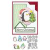 Carbon Steel Christmas Penguin Die Cut for Handmade Paper Art and Embossing