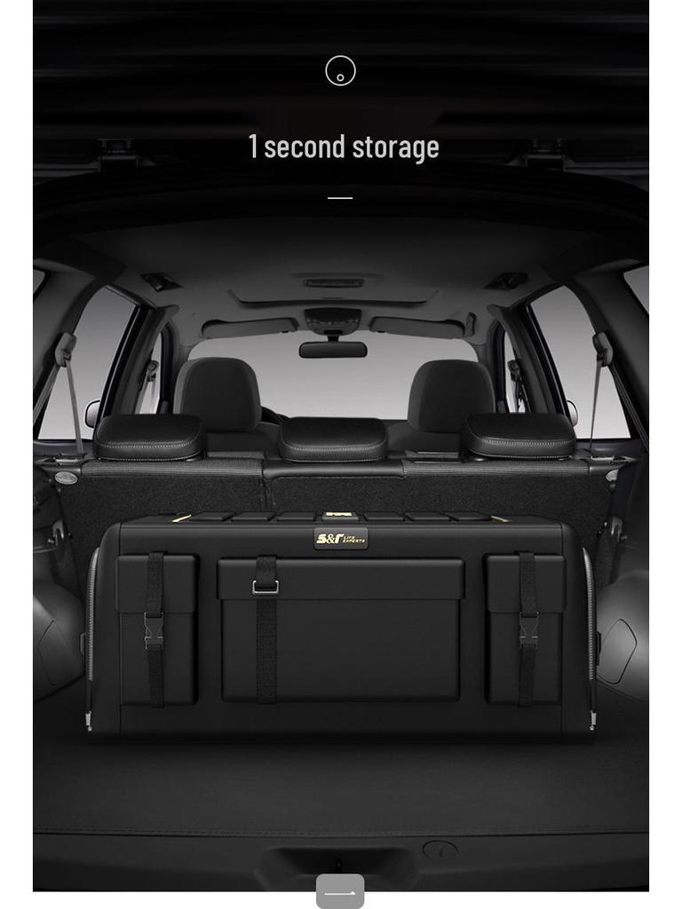 Multifunctional Folding Car Trunk Organizer, 1680D Oxford Cloth