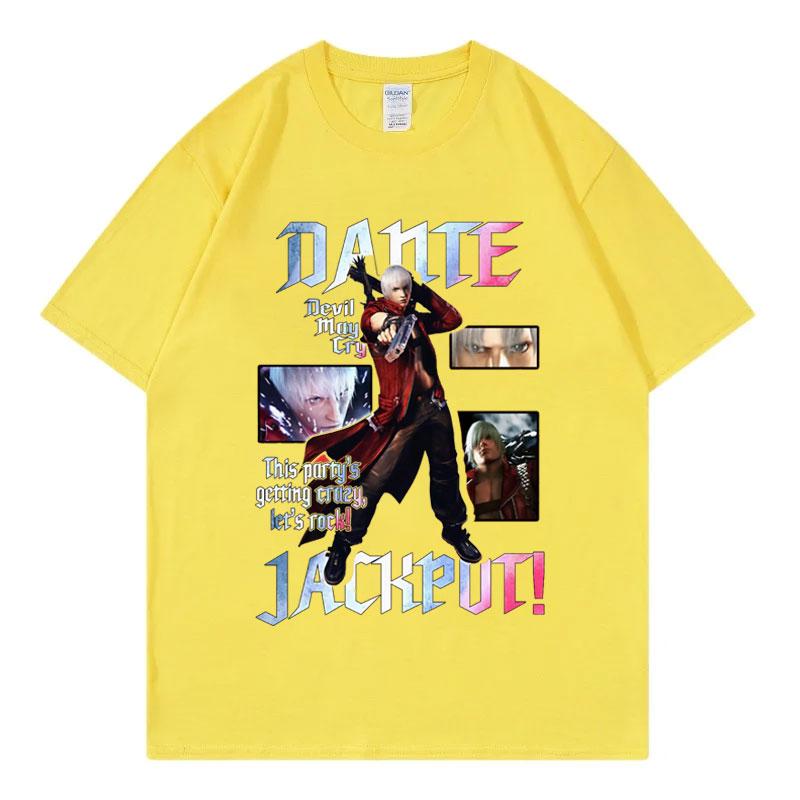 

Hot Game Devil May Cry Graphic T Shirts Unisex Women Clothing Harajuku Y2k Oversized Tshirt Summer Casual Short Sleeve Tshirts 4XL