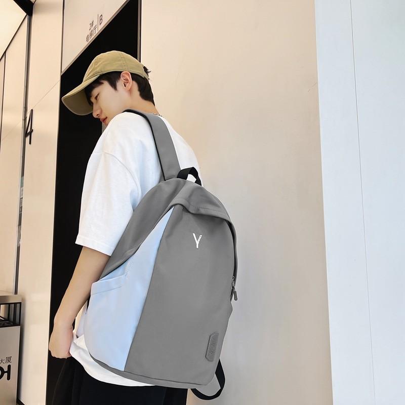 Color Simple Blocked Letter Decoration For Student Backpacks For Use Daily