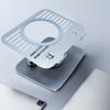 Foldable Computer Stand with Ventilation Holes Heat Dissipation Adjustable Rotations Height for 15.6inch Laptops