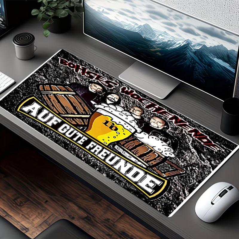 Bohse Onkelz Print Mouse Pad, for Keyboard Pad Laptop PC Mat for Office Home Use, Desk Decor, Perfect Birthday Gift for Gamers