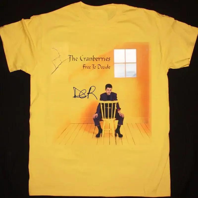 Dolores O Riordan The Cranberries Yellow All Size T Shirt TMB577 S разноцветный